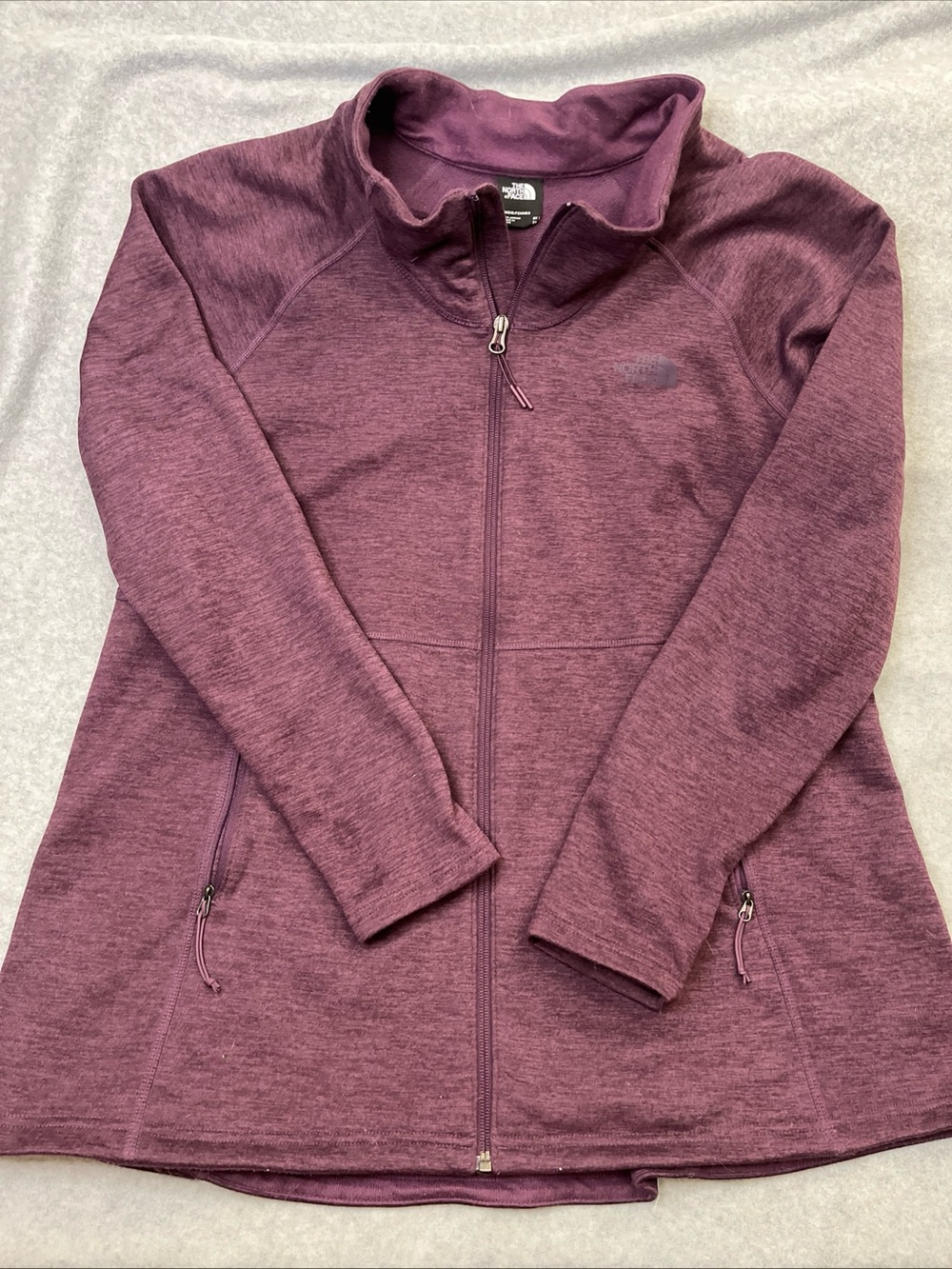 The Northface Women’s Purple Fleece Zip Up Coat Jacket Sweater 2X
